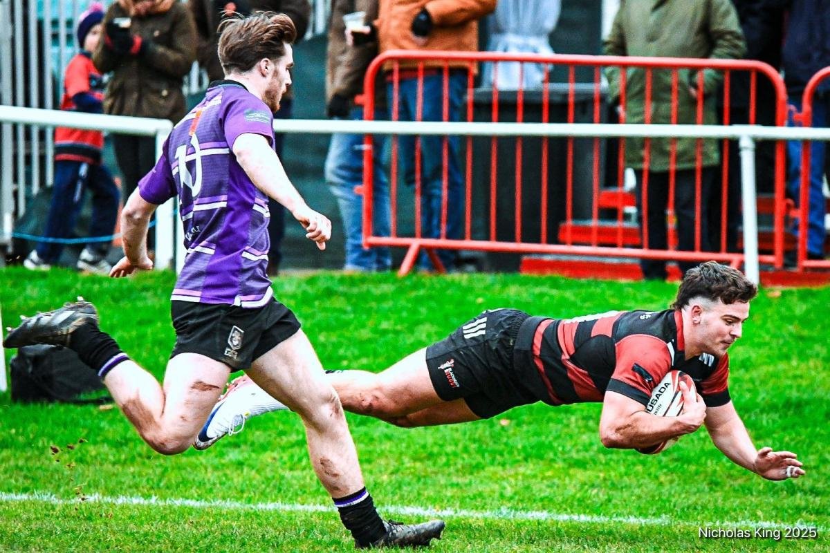 Blackheath rugby team in action