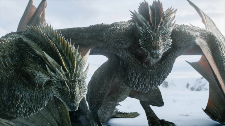 Aegon the Conqueror and his dragons in the upcoming Game of Thrones film, set to conquer Westeros in the UK