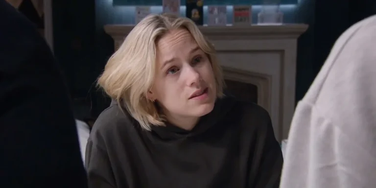 Emmerdale star's exit revealed after extended absence from our screens, featuring a photo of the star in character, with a dramatic and colourful background, highlighting the show's iconic scenery and the star's memorable behaviour