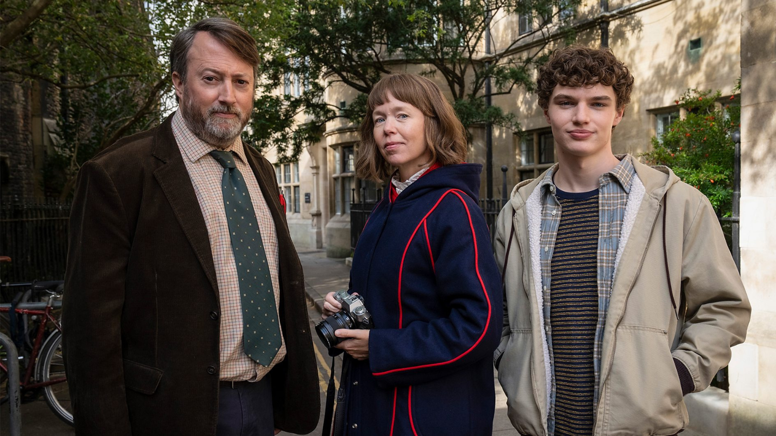 David Mitchell as John 'Ludwig' Taylor, a brilliant puzzle-solver, in the BBC detective series Ludwig, with a complex mystery to analyse and solve in the UK