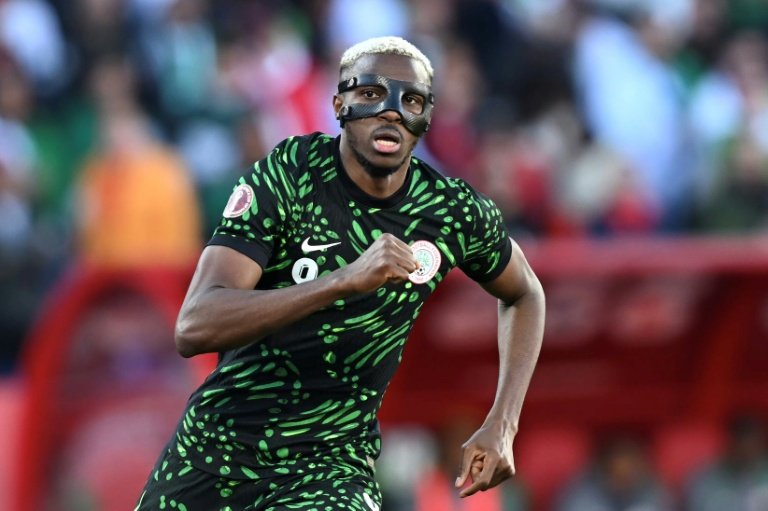 Nigeria football team in action at AFCON