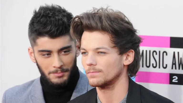 Louis Tomlinson and Zayn Malik's reported feud has made headlines, with the two former One Direction bandmates appearing to have fallen out. The exact circumstances surrounding the incident remain unclear, but the situation has marked a significant turning point in their relationship. The image shows the two singers in their One Direction days, highlighting the contrast between their past and present.