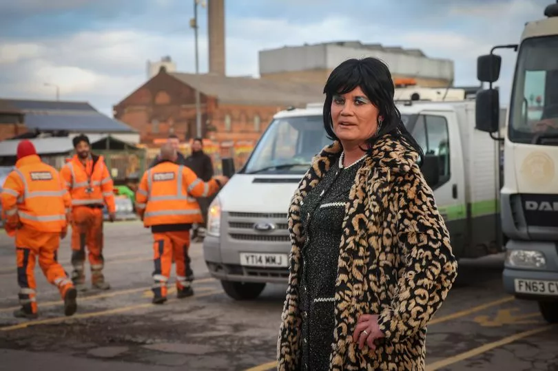 drag queen performing on stage