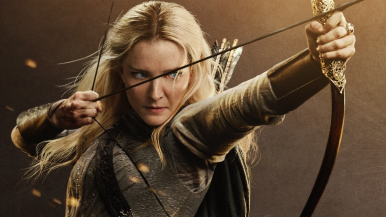 The Rings of Power season 3 featured image, showcasing the crown of Sauron and the battle between good and evil in Middle-earth, with a dark and ominous colour scheme and intricate details, set against a backdrop of mountains and forests, with a sense of foreboding and anticipation, as the war between the Elves and Sauron reaches its peak