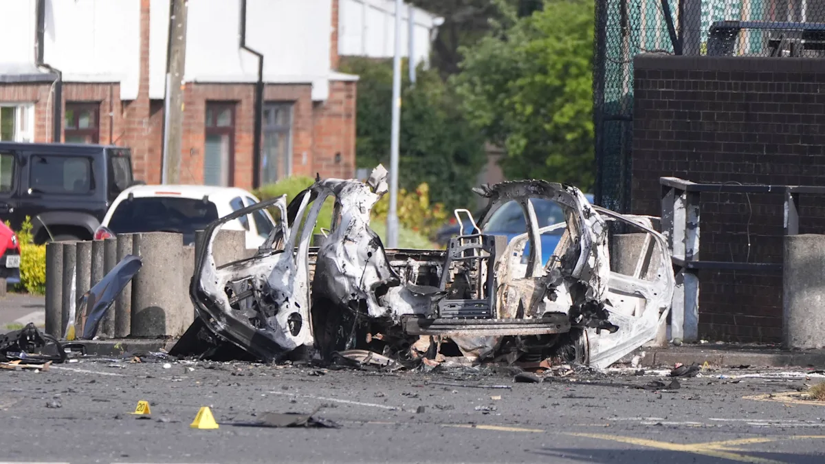 A car explosion outside a police station has sparked a security alert, with authorities working to determine the cause of the blast and identify those responsible, highlighting the importance of public safety and community engagement