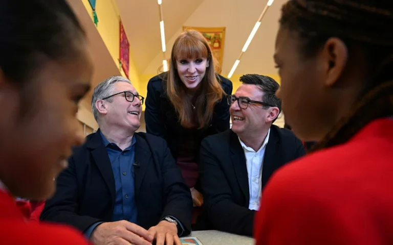 Labour leaders Andy Burnham and Angela Rayner, potential partners in a historic leadership pact, echoing the Blair-Brown agreement, to shape the party's future and challenge the government, with a focus on Labour leadership