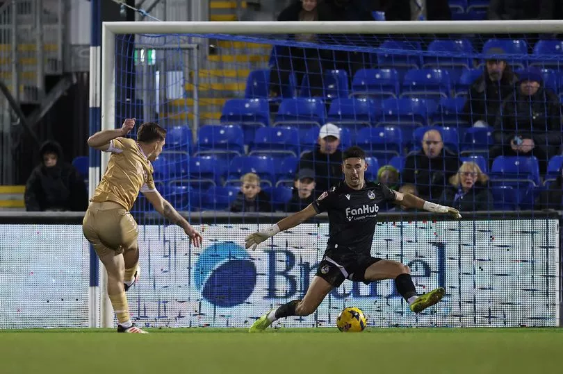 Bristol Rovers in action against Bromley