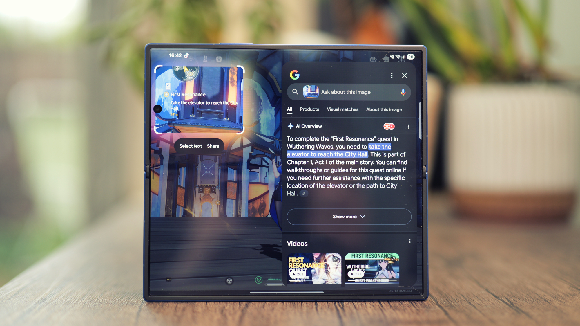 The Samsung Galaxy Z Fold 8 Wide features a wide foldable design, with a squarer external display that produces a more regular widescreen tablet experience when opened, showcasing the device's innovative features and sleek design in the UK