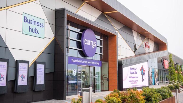 Currys store with AI tech and gaming products