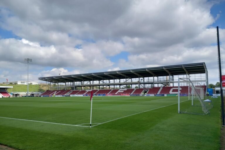 Wycombe Wanderers football team in action