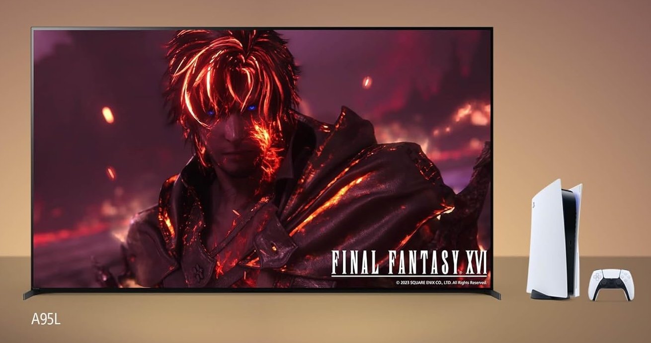 Sony Bravia OLED TV with vibrant colour