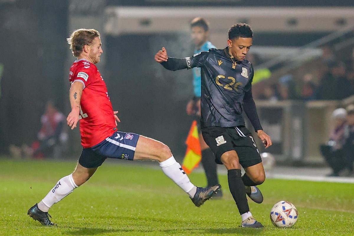 Southend United football team in action