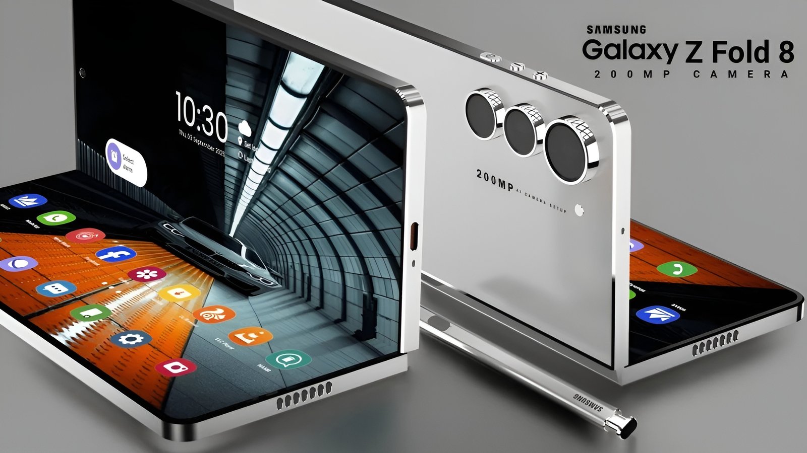 Samsung Galaxy Z Fold 8 with ultra-thin glass display