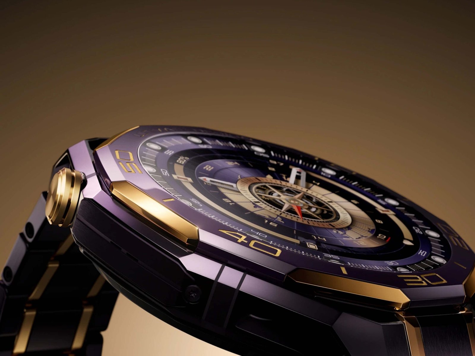 Huawei Watch Ultimate smartwatch with ceramic bezel