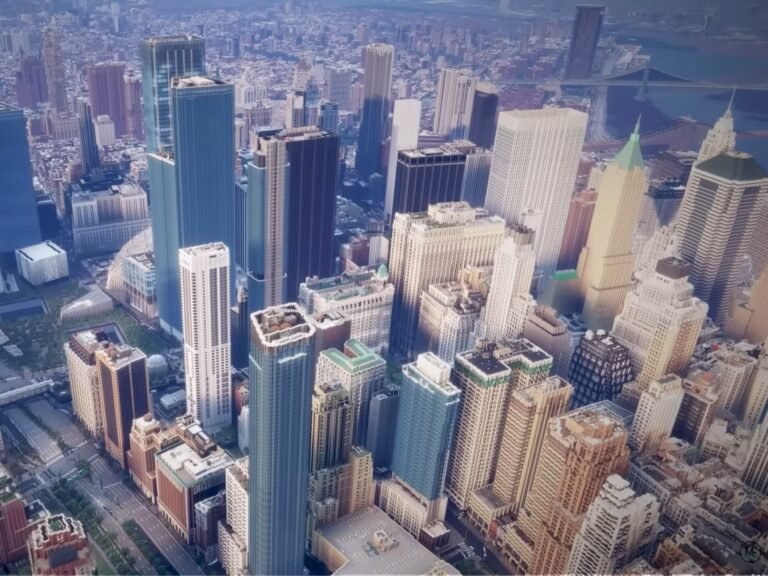 Minecraft New York City recreation