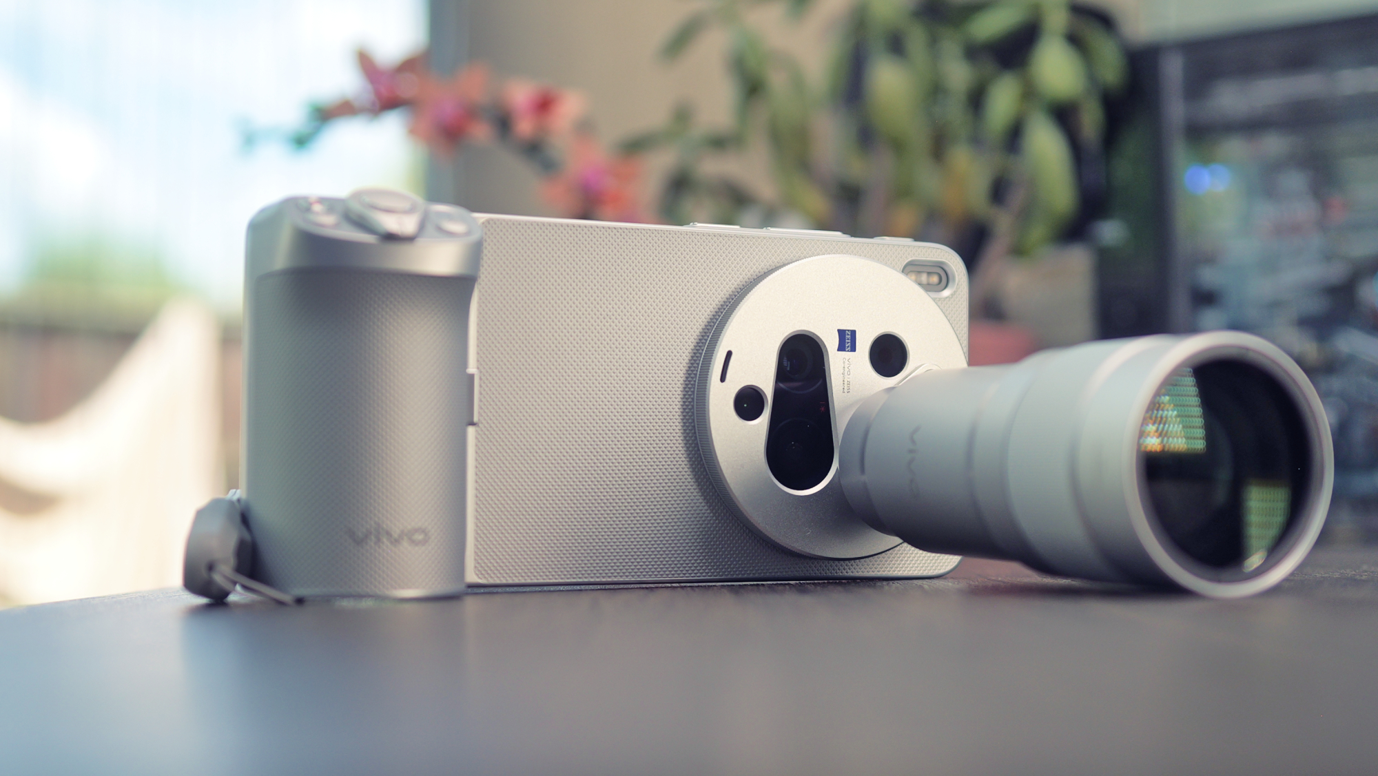 The Vivo X300 Ultra camera phone, featuring a large camera bump and sleek design, with a range of accessories and lenses, perfect for capturing stunning photos and videos in the UK, with its advanced camera system and photography kit