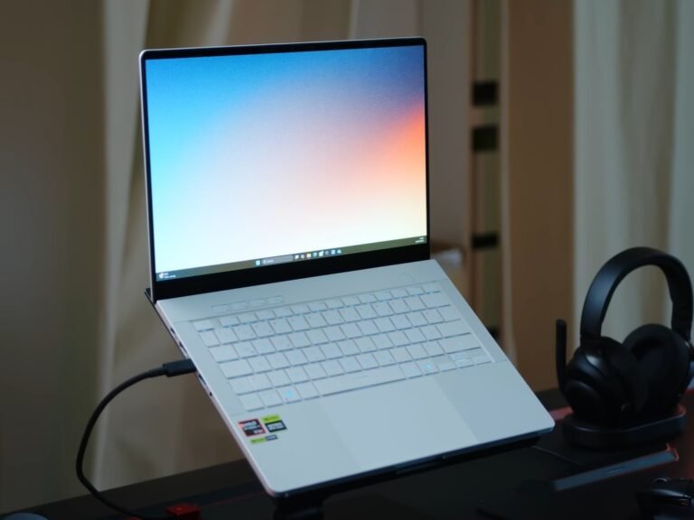 Asus ROG Zephyrus G14 gaming laptop with RTX 5070 Ti