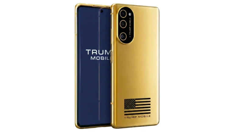 The Trump Phone T1, a smartphone with a flag decal on the back, is not made in the USA as claimed, but is instead based on the HTC U24 Pro designed and manufactured in Taiwan, featuring a humble Snapdragon 7 Gen 3 processor and lacking flagship performance, making it an overpriced and outdated option in the UK mobile market.