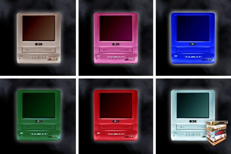 RetroBox TV with VHS player and HDMI port