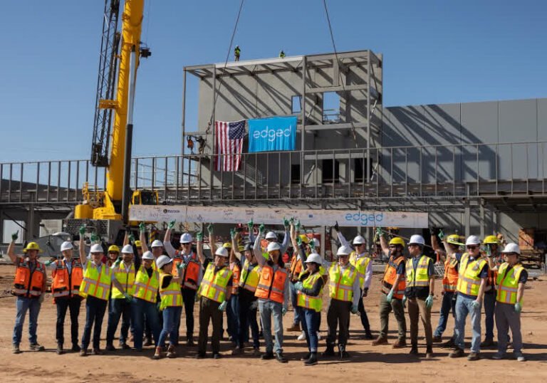 Data centre construction site