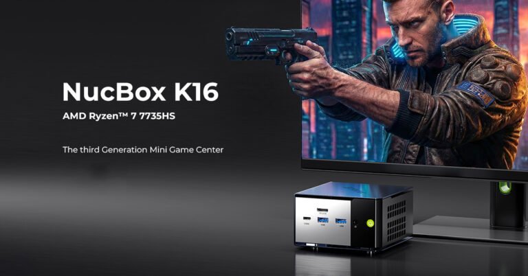 GMKtech NucBox K16 mini pc with amd ryzen 7