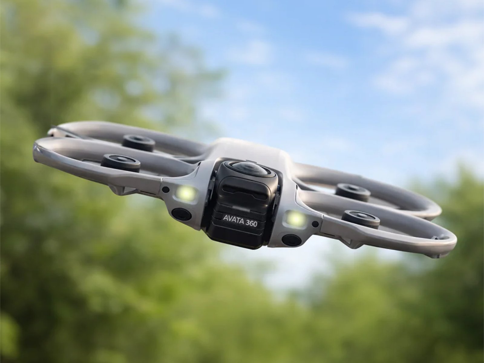 DJI Avata 360 drone in flight