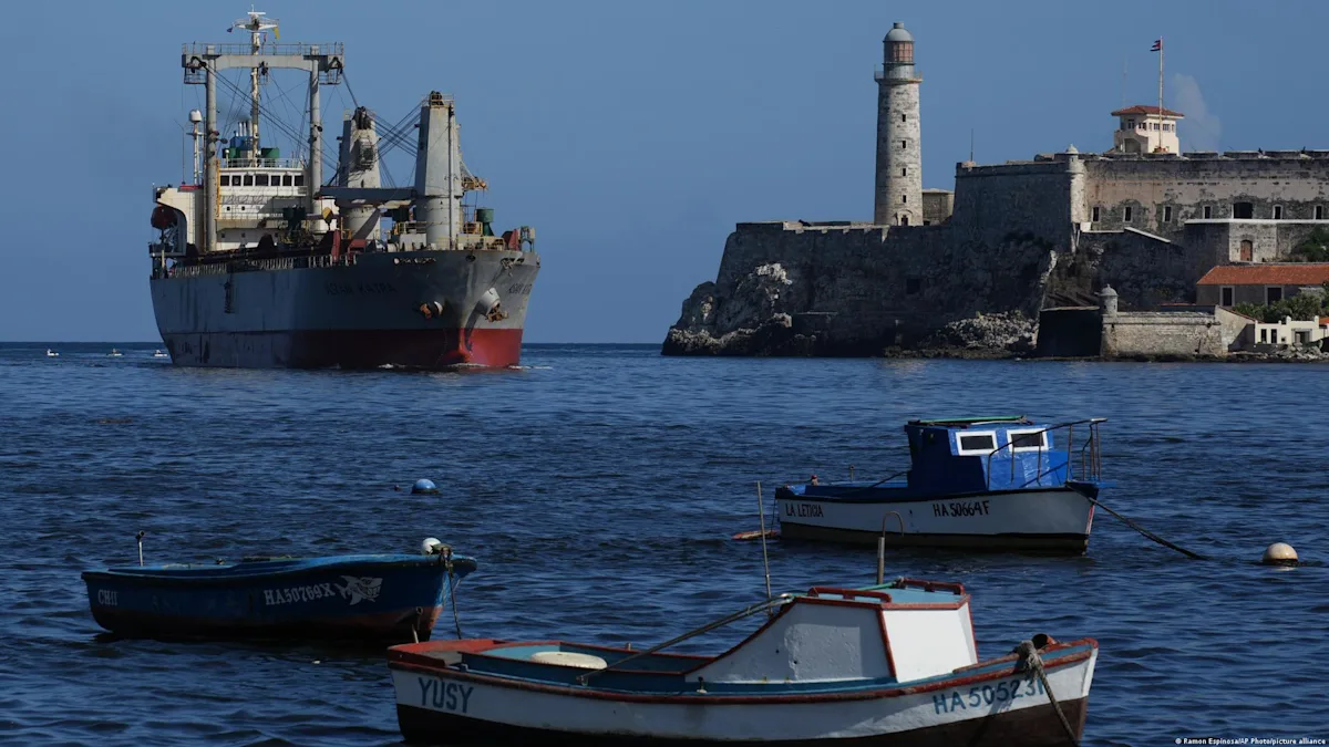 A shipment of rice from China arrives in Cuba, helping to alleviate food shortages and strengthen the nation's food security amidst US trade tensions and economic challenges