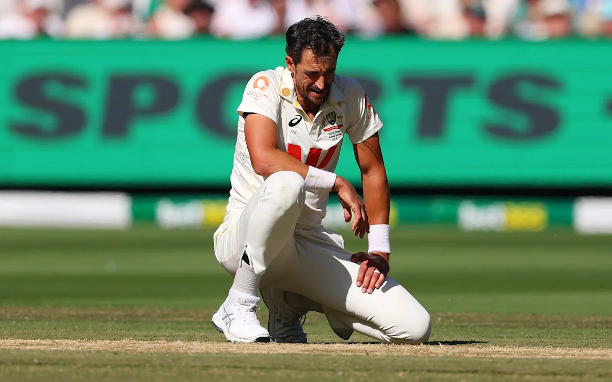 England cricket team in action