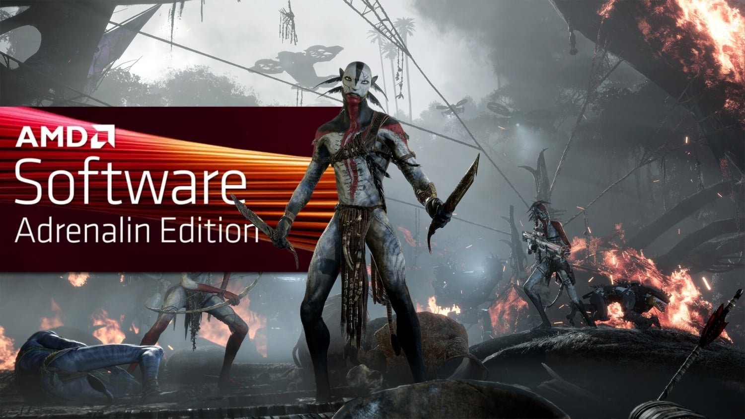 AMD Software Adrenalin Edition 26.1.1 screenshot, showcasing AI Bundle solution and Ryzen AI chip support, with a focus on enhanced graphics performance and innovative features.