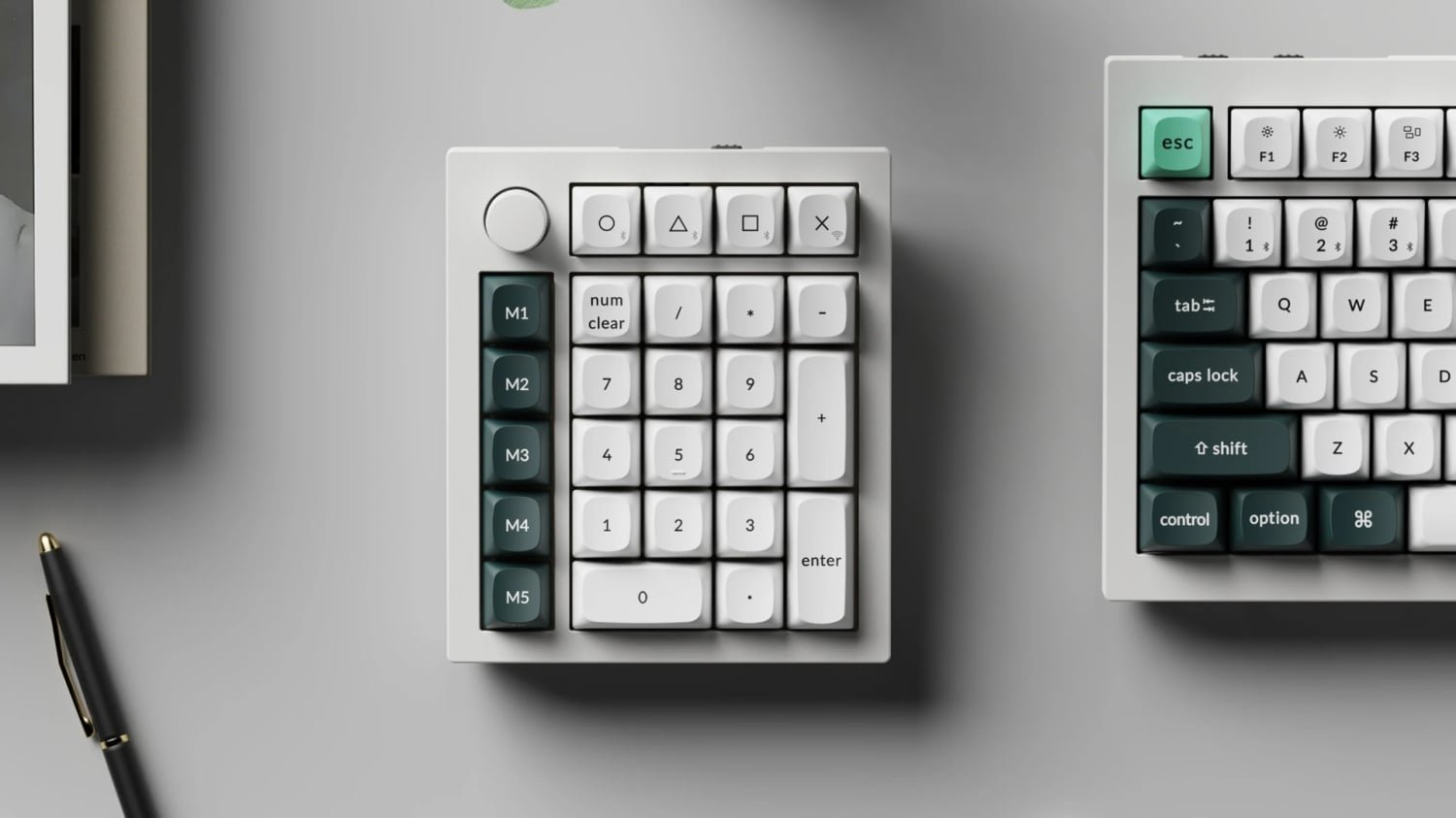 The Keychron Q0 HE is a premium magnetic wireless Num Pad designed for TKL keyboards, featuring advanced magnetic switches and wireless connectivity for enhanced numerical input capabilities, perfect for professionals and gamers seeking a high-end numerical input solution