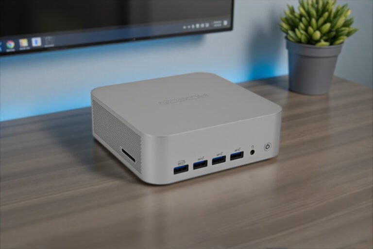 The Geekom A7 Max Edition 2026 mini PC boasts a compact and sleek design, featuring a powerful AMD Ryzen 9 7940HS processor and extensive connectivity options, making it the perfect solution for those seeking a reliable and efficient computing experience with exceptional colour accuracy and behaviour.