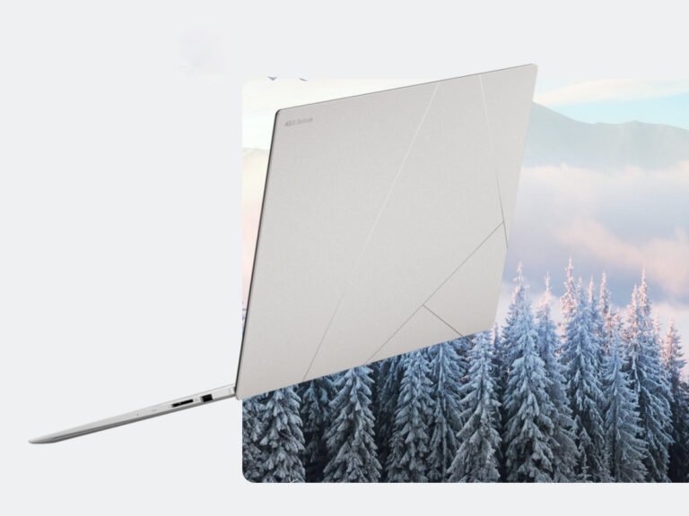 The Asus Zenbook 16 Air features a stunning OLED display with vibrant colours and crystal-clear visuals, making it an ideal choice for those seeking an immersive visual experience with their new AMD-powered laptop