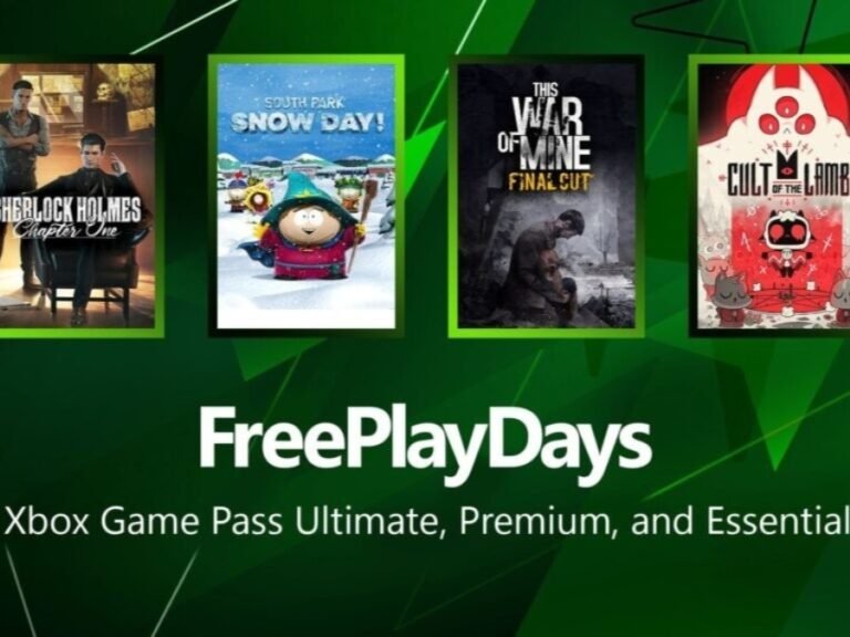 A group of friends playing Xbox games together, with a large screen displaying a game and everyone laughing and having fun, enjoying the colour and vibrancy of the gaming experience, with the primary keyword Xbox Game Pass incorporated naturally into the scene
