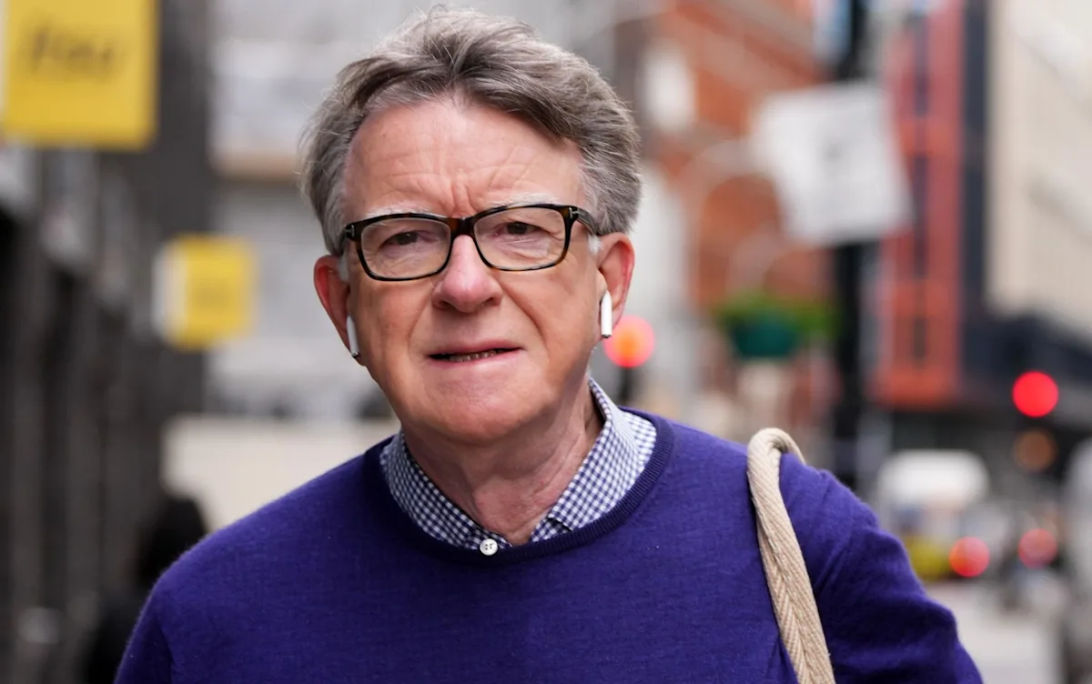 A photograph of Lord Mandelson, with a caption that reads 'The truth behind the suppressed files remains to be seen'. The image is a close-up of a file with a red stamp that says 'Confidential'. The primary keyword, 'Mandelson files', is naturally included in the descriptive alternative text.