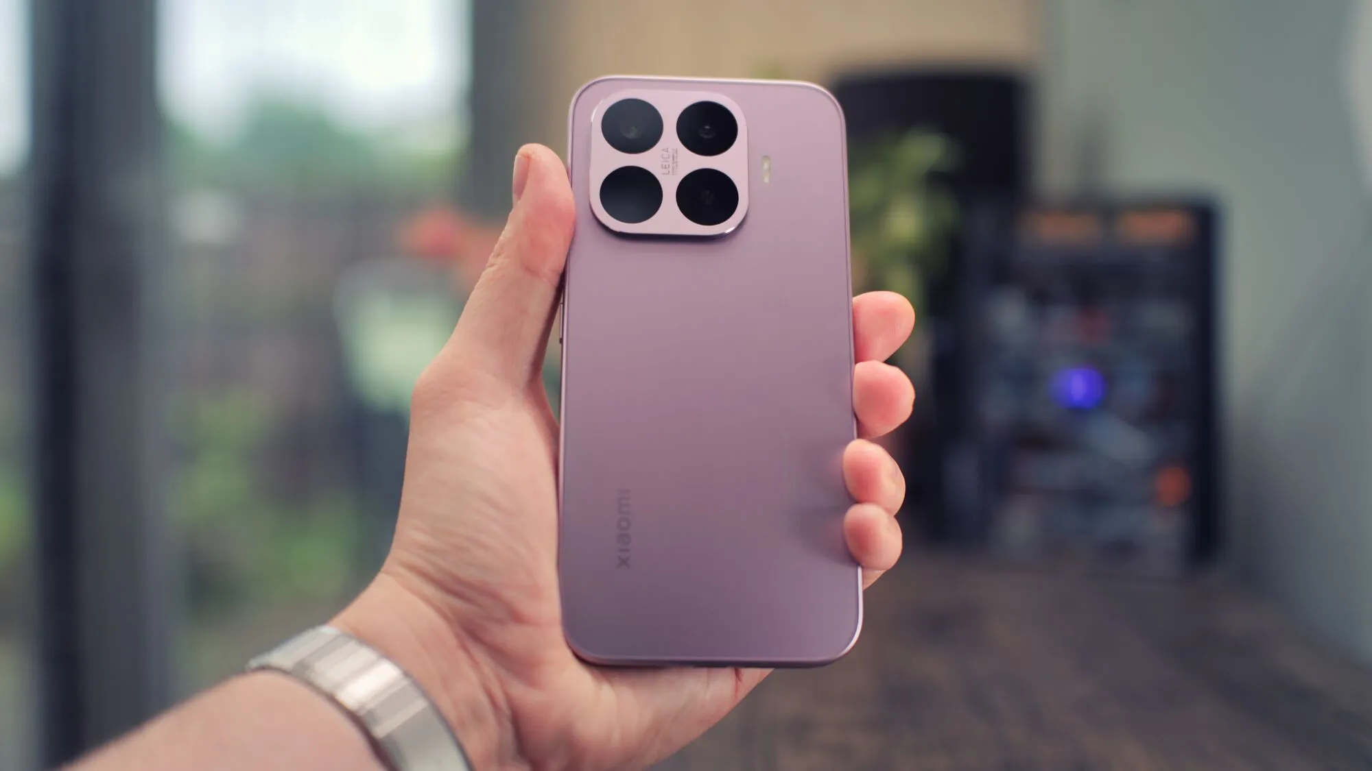 Xiaomi 17T smartphone with a 50Mp main sensor and 5x telephoto lens, available in violet, blue, opal white, and black colours, with a 6.59-inch OLED display and 6500mAh battery
