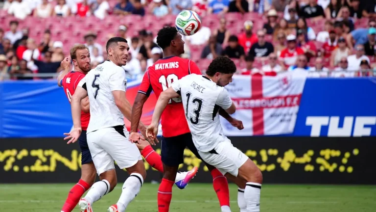 England and Scotland players celebrating their wins in World Cup warm-up games, with the teams demonstrating their skills and teamwork, and the colour and atmosphere of the tournament being a true celebration of football
