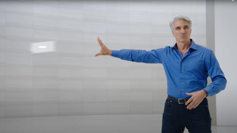 Craig Federighi's humorous moments at Apple's WWDC, including his James Bond entrance and Baywatch run, showcasing his comedic side as Senior Vice President of Software Engineering