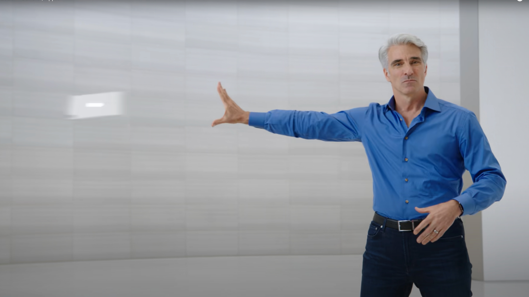 Craig Federighi's humorous moments at Apple's WWDC, including his James Bond entrance and Baywatch run, showcasing his comedic side as Senior Vice President of Software Engineering