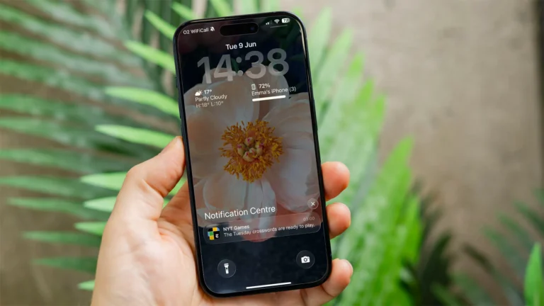 Apple's Liquid Glass design features a glassy look and semi-transparent, floating effect, allowing for a unique and interactive user experience, with the primary keyword being Apple's Liquid Glass