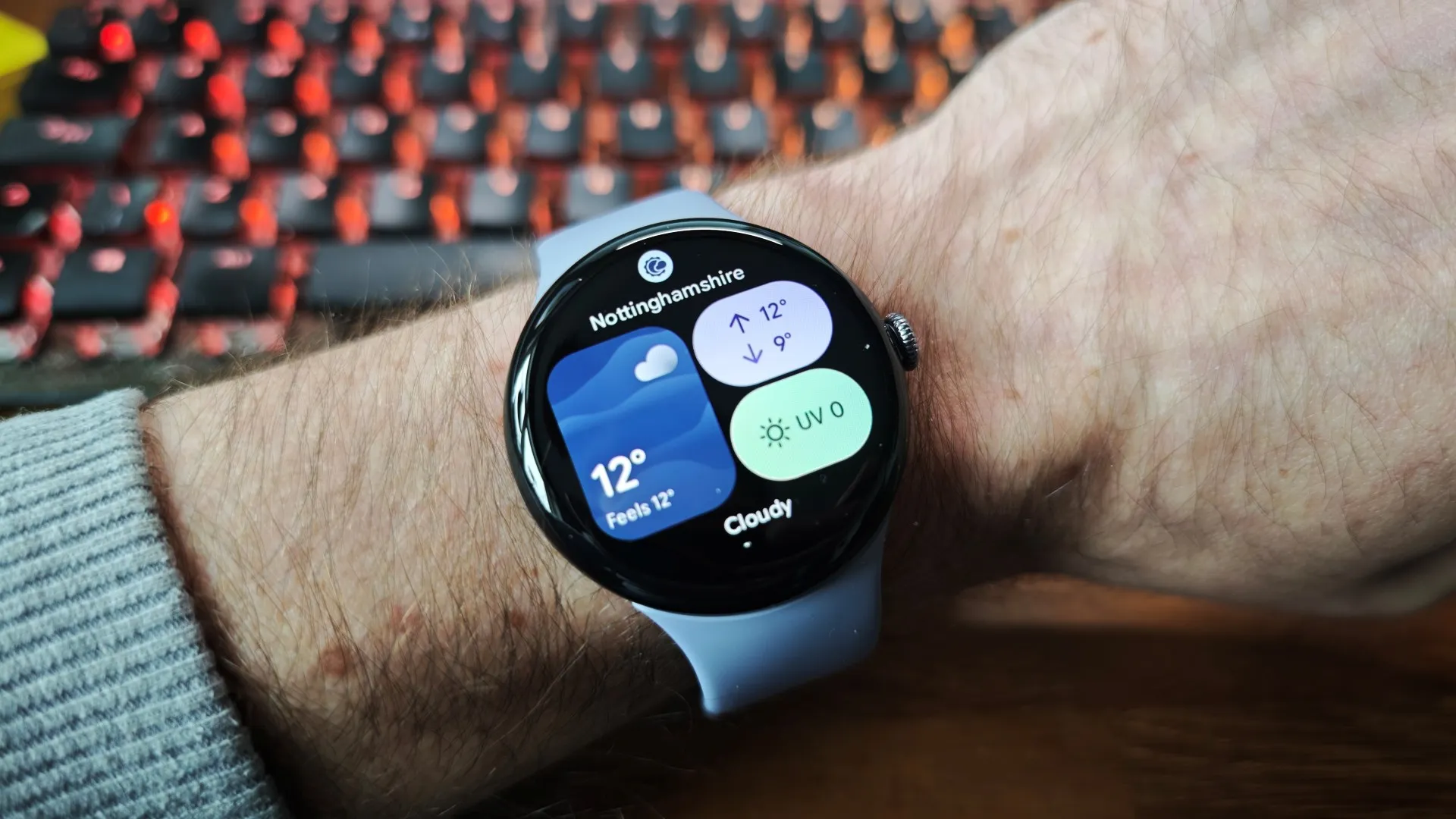 Wear OS 7 on Pixel Watch, featuring a dynamic widget system and improved media playback controls, available in the UK