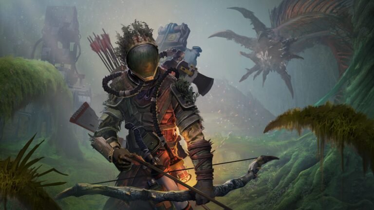 ICARUS: Console Edition featured image, showcasing the game's sci-fi survival elements and stunning visuals, with a focus on the game's console debut on PS5 and Xbox Series X/S, including the Pet Companion Pack and its unique features