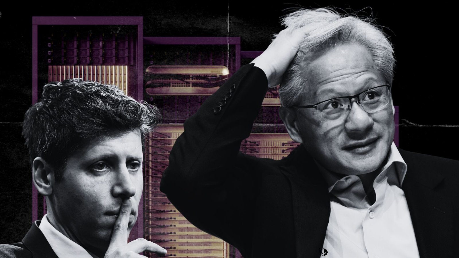 NVIDIA and OpenAI logos with a background of artificial intelligence-related graphics, representing the potential consequences of the £100 billion deal falling through, with the primary keyword 'artificial intelligence' being a key aspect of the partnership