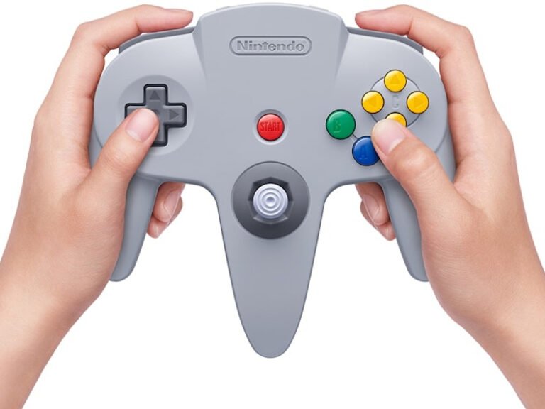 The Analogue 3D console with a Nintendo 64 wireless controller, showcasing the new compatibility feature and providing a seamless gaming experience with the wireless controller