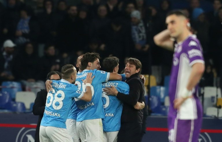 Napoli vs Fiorentina football match