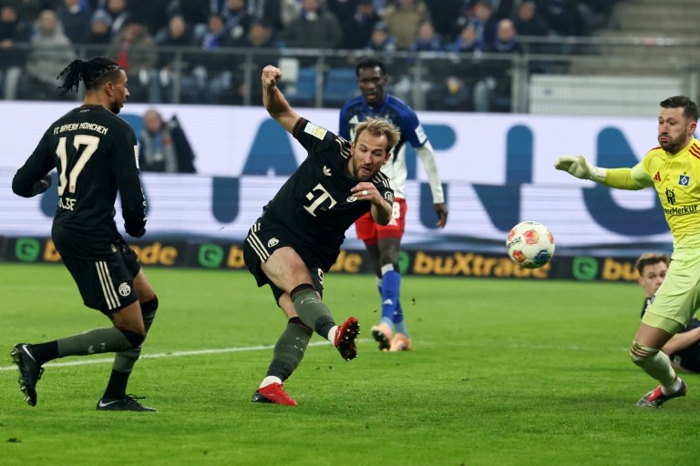 Bayern Munich football team in action