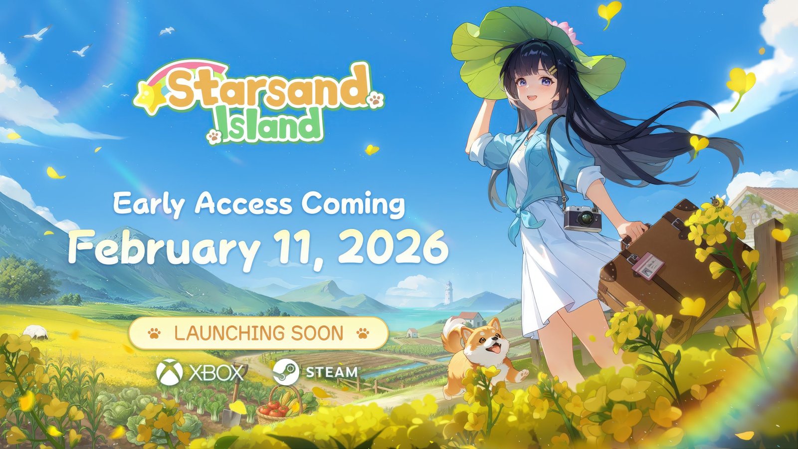 Starsand Island is an anime-inspired life and farming simulation game with colourful graphics and engaging gameplay, featuring a beautiful island with lush green forests, sparkling waterfalls, and vibrant flowers, where players can build and customise their own island, interact with the locals, and uncover the secrets of the island, with a unique blend of farming, crafting, and exploration