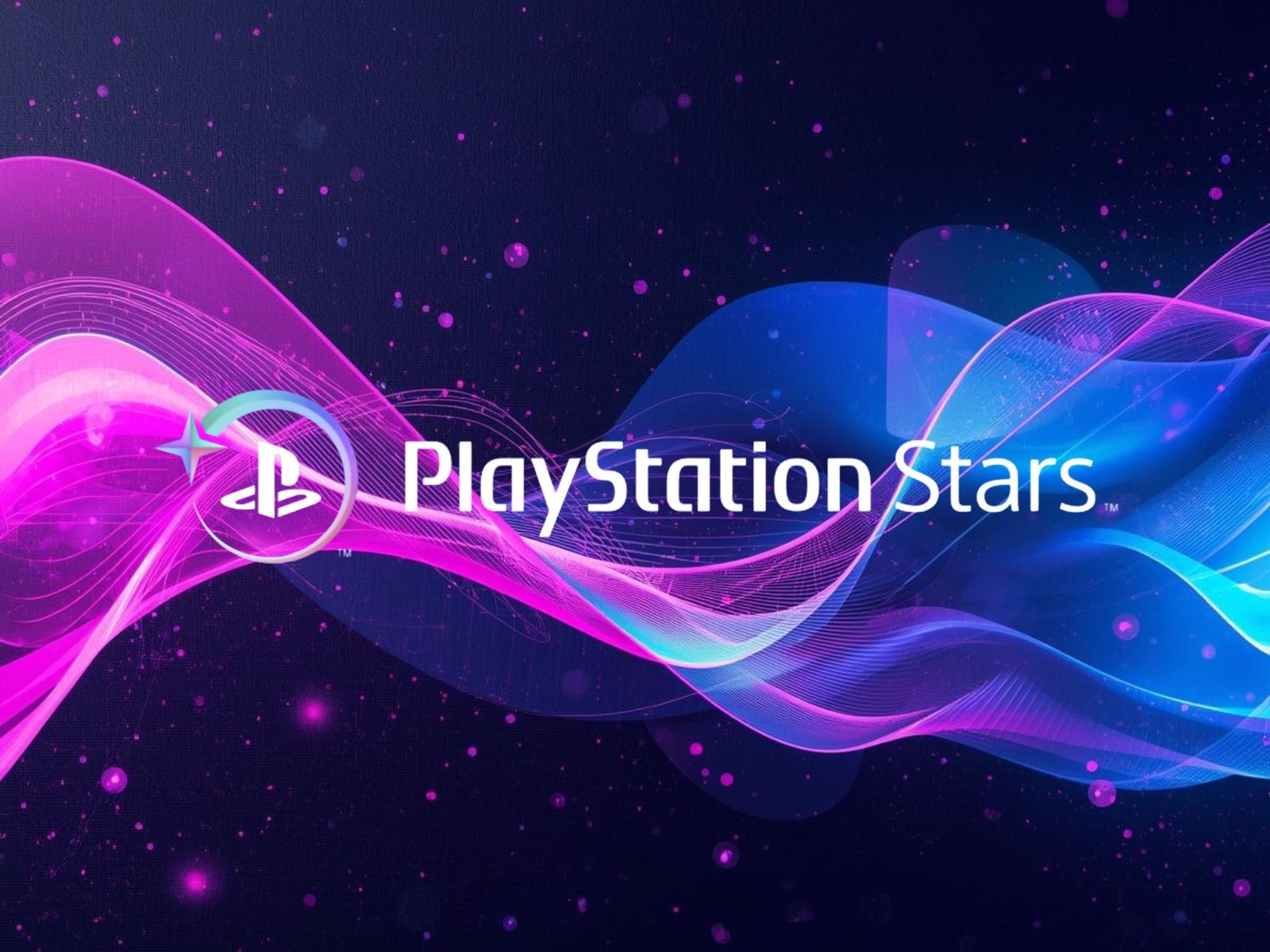 A screenshot of the mysterious PS Store listing, sparking speculation about a new loyalty program for PlayStation, with a gamer in the background looking at their PS5 console