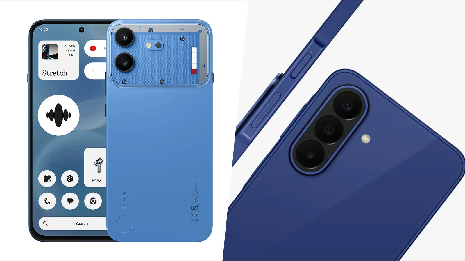 Nothing Phone 4b and Samsung Galaxy A27 side by side