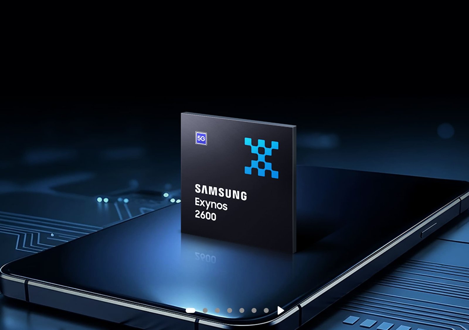 Samsung's Exynos 2600 chip, featuring the Xclipse 960 GPU, takes the top spot on the Basemark Ray Tracing leaderboard, demonstrating exceptional graphics performance and innovative technology, with a colourful graph showing the chip's performance