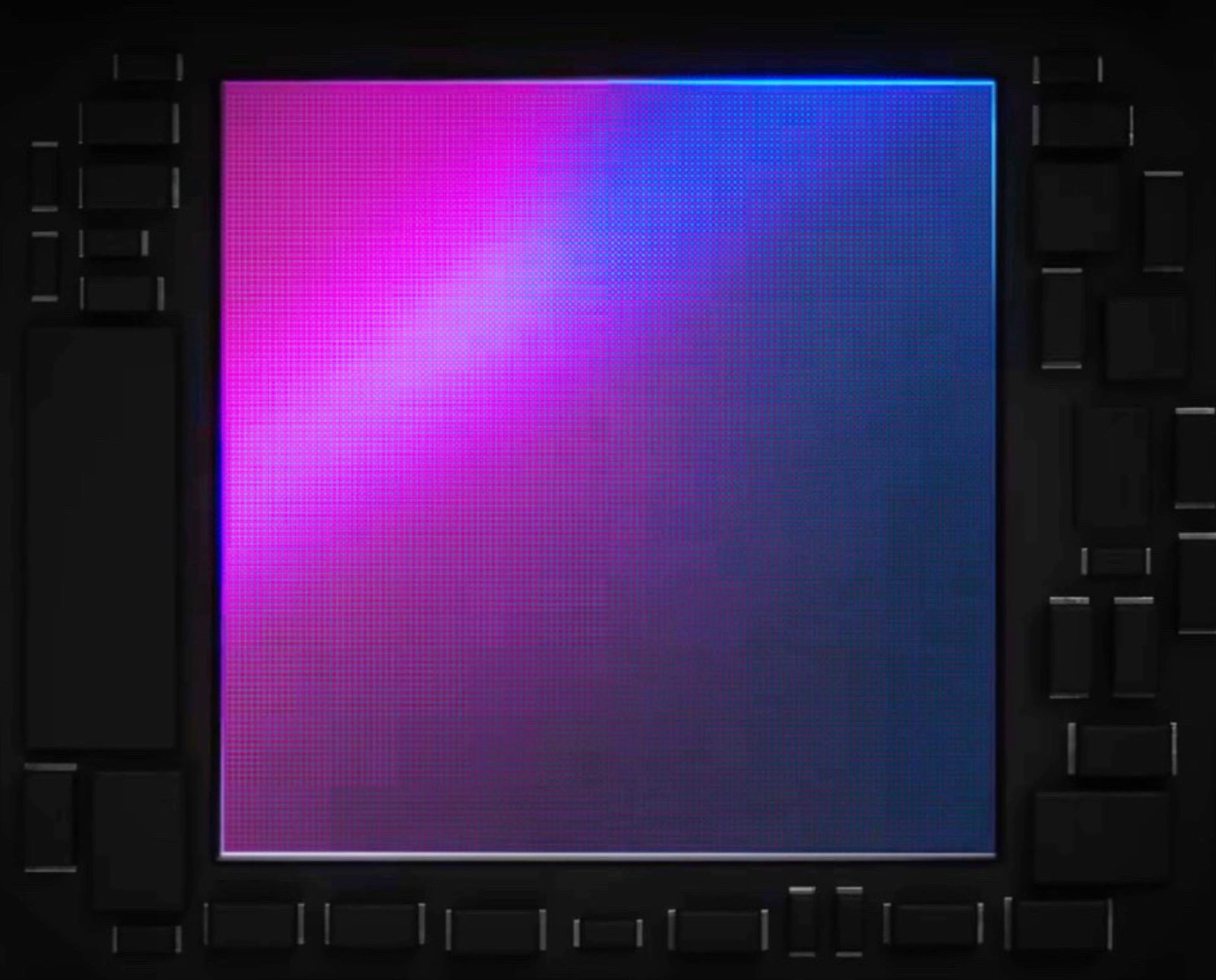 A close-up of a smartphone's square camera sensor, with a shallow depth of field, showcasing the innovative technology that's set to revolutionise the smartphone industry, with a focus on camera quality and performance, and a primary keyword of square camera sensors